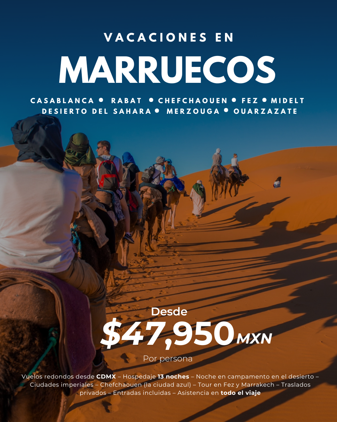 ¡Descubre la magia de Marruecos en 14 días!