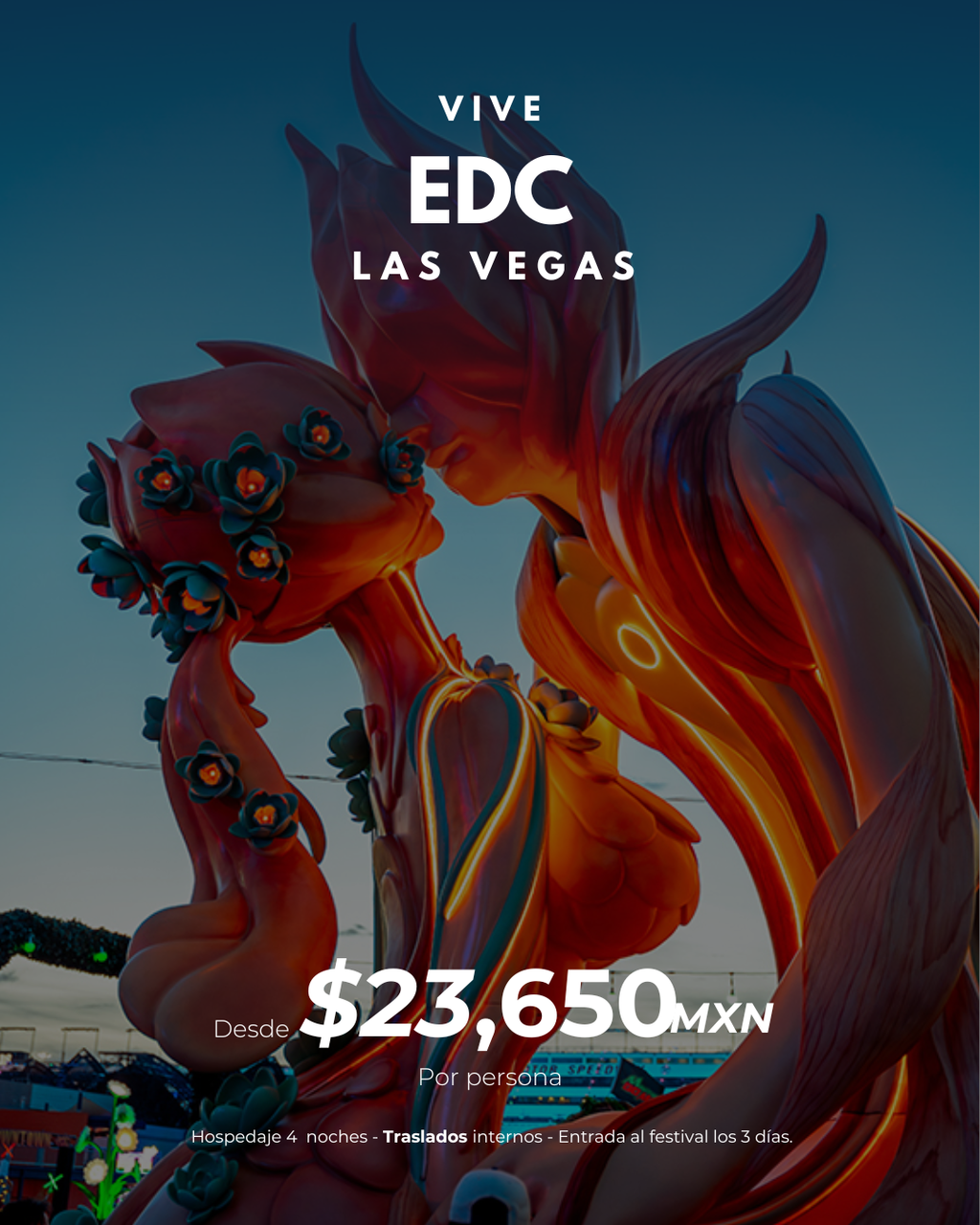 ¡EDC Las Vegas 2026 está por encender el desierto!