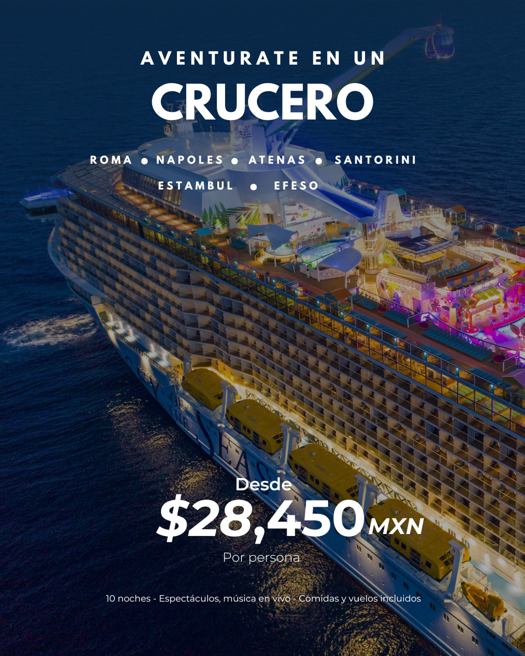 ¡Zarpa hacia el viaje de tus sueños!