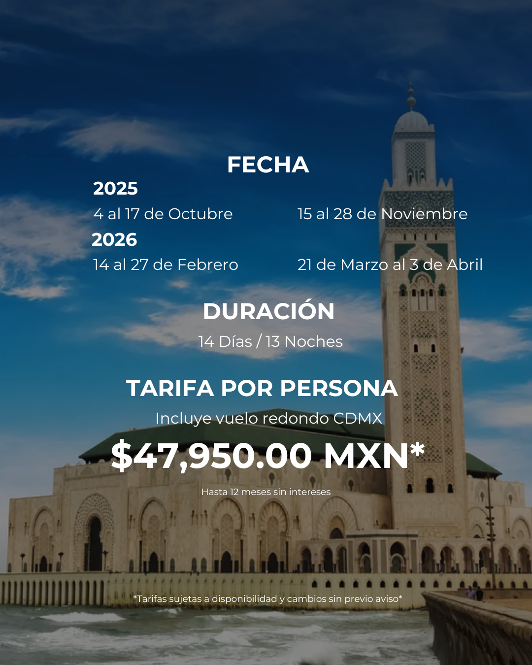 ¡Descubre la magia de Marruecos en 14 días!