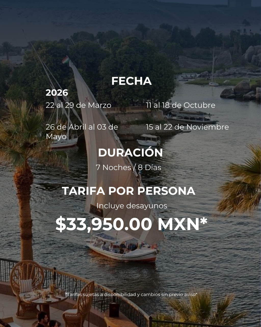 ¡Descubre Egipto en 2026 con Mundo Travel!