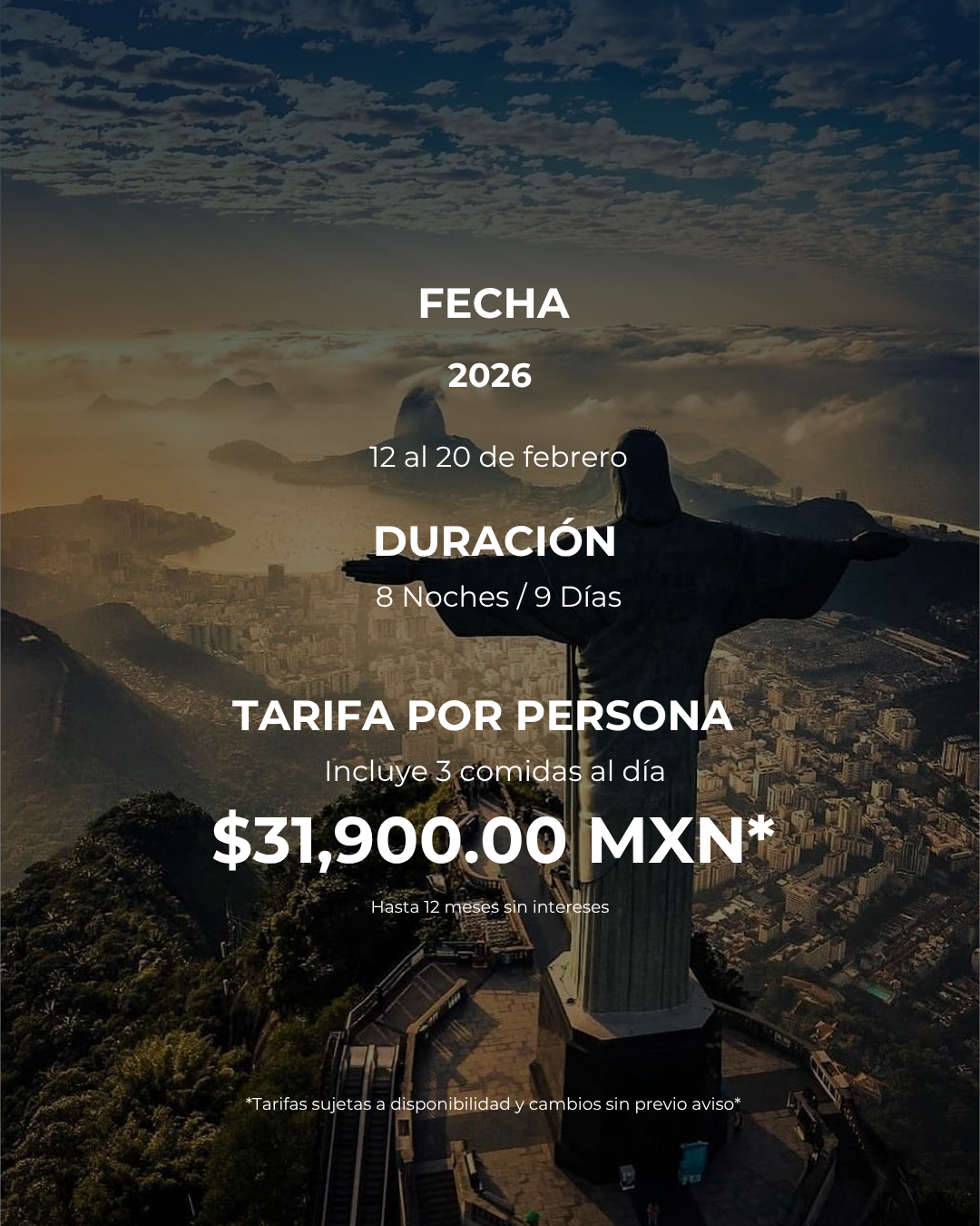 ¡Descubre Brasil en 9 días!