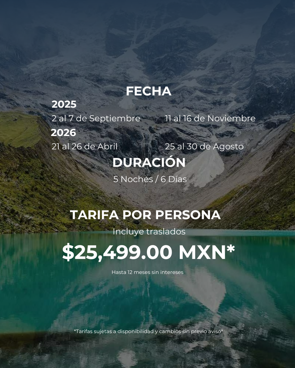 ¡Visita Perú con Mundo Travel!
