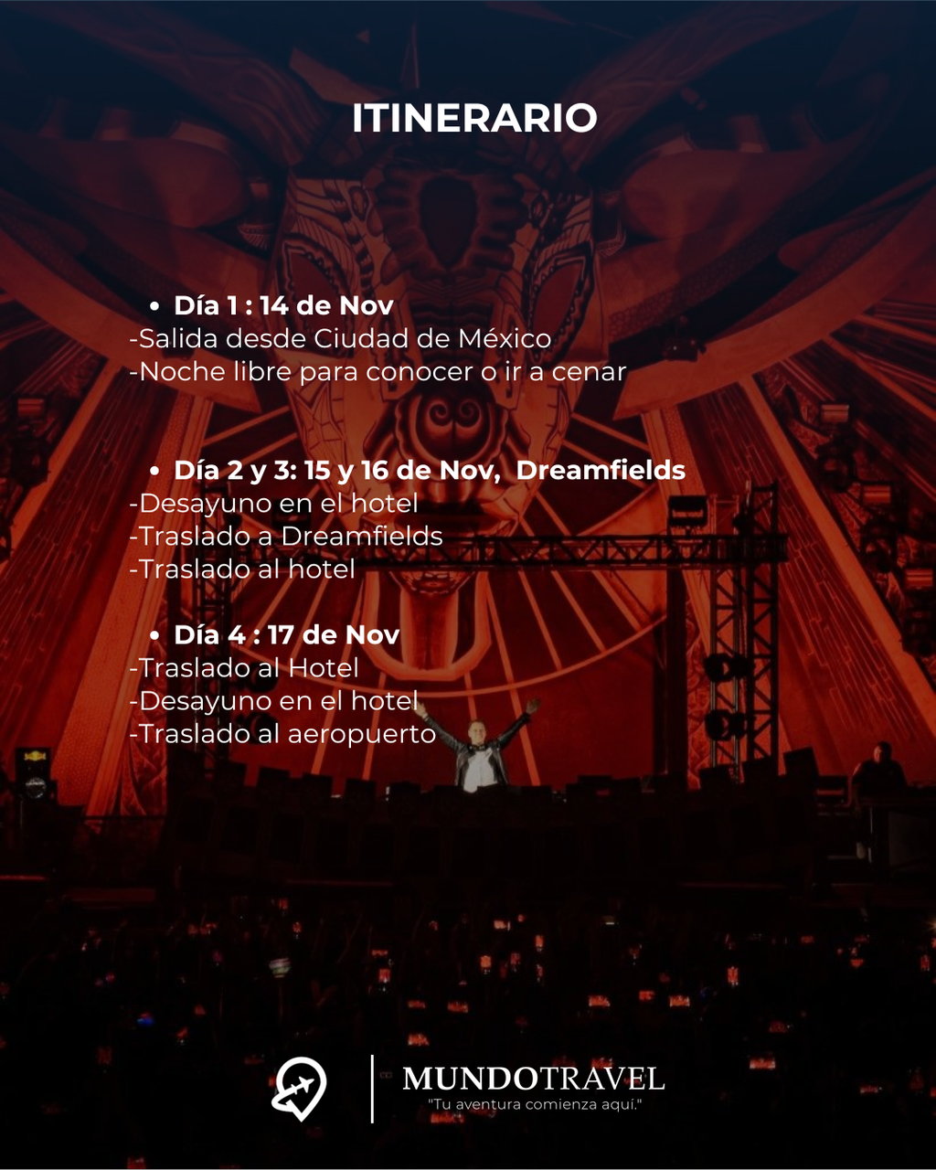 ¡Siente Dreamfields Puebla 2025 con Mundo Travel!