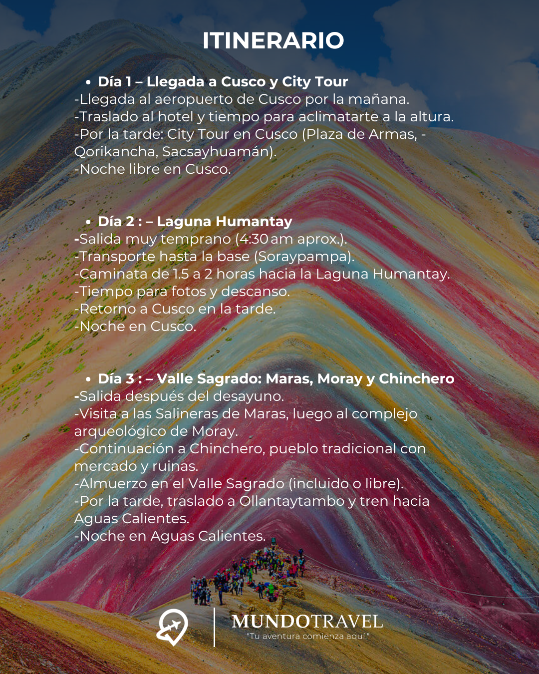 ¡Visita Perú con Mundo Travel!