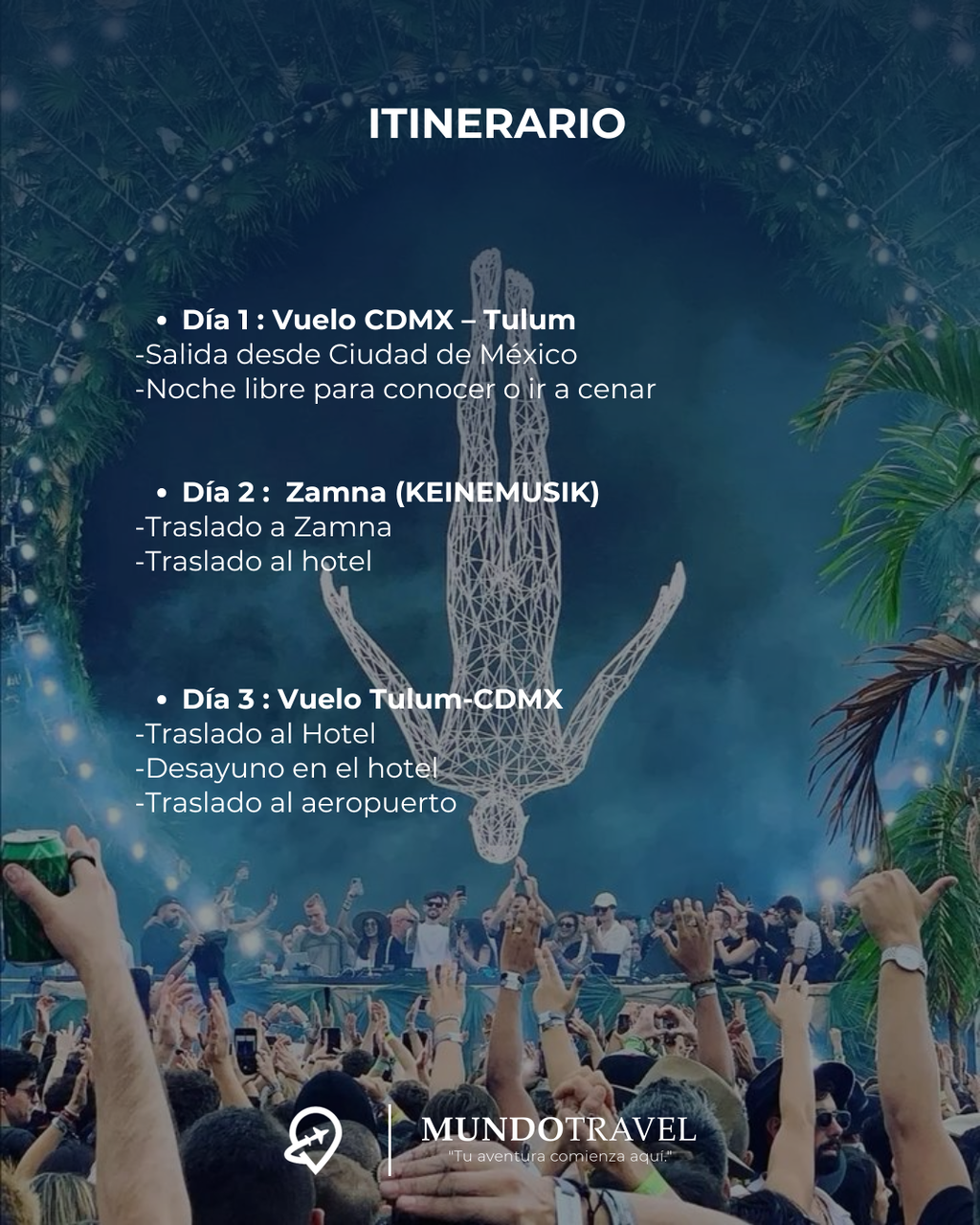 ¡Vive Zamna Tulum 2026 con Mundo Travel!