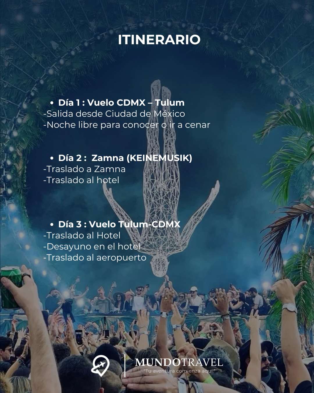 ¡Vive Zamna Tulum 2026 con Mundo Travel!