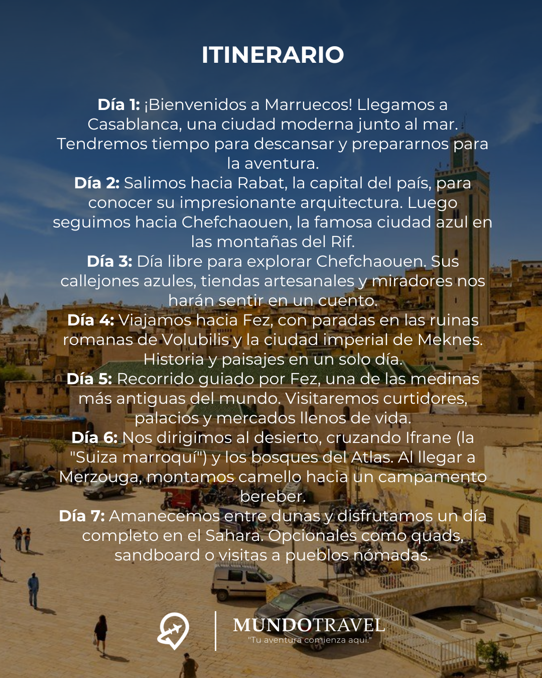 ¡Descubre la magia de Marruecos en 14 días!