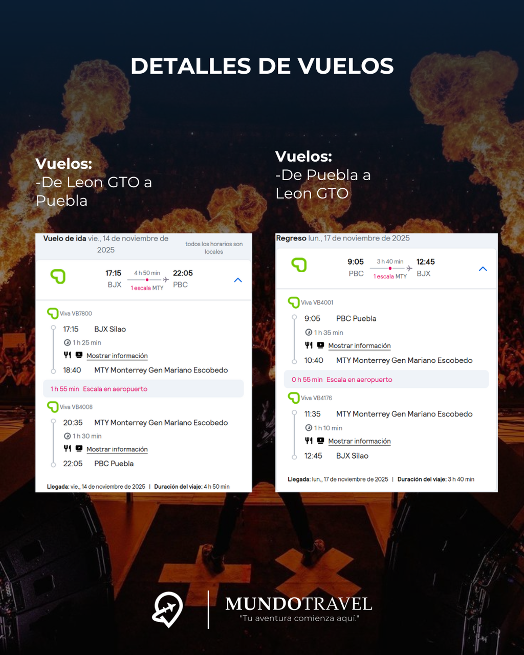 ¡Siente Dreamfields Puebla 2025 con Mundo Travel!